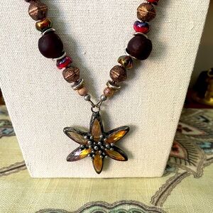 Handmade beaded necklace